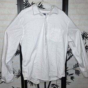 George Men's Classic White Button Down Shirt